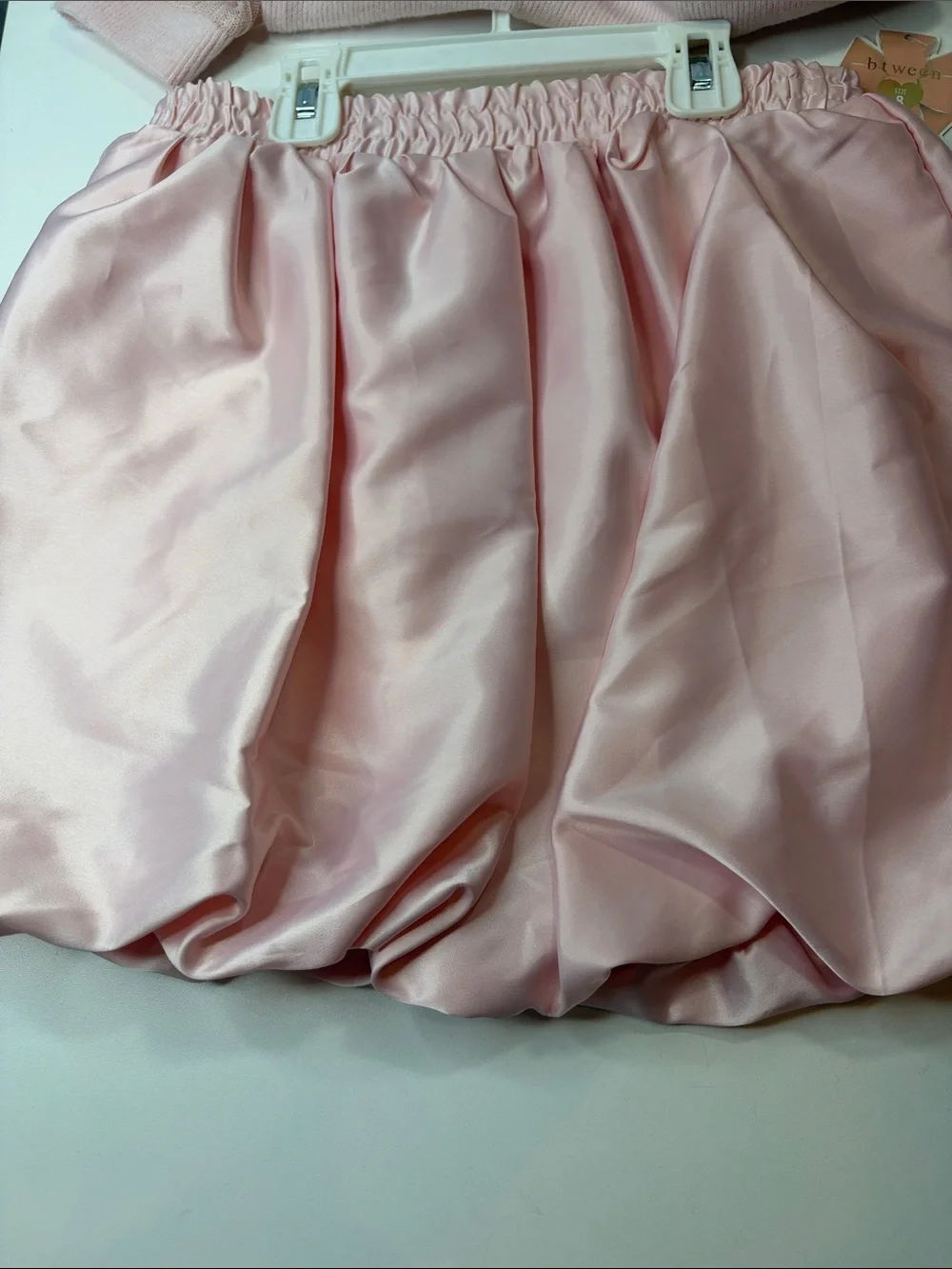 BTween Girls 3-Piece Blush Pink Bubble Skirt Set with Headband Size 8 NWT - Picture 7 of 11